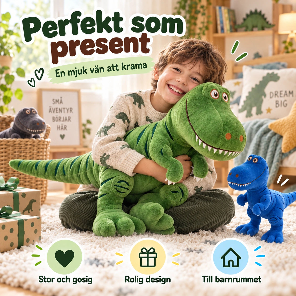 Dinosaurie Gosedjur 50 cm