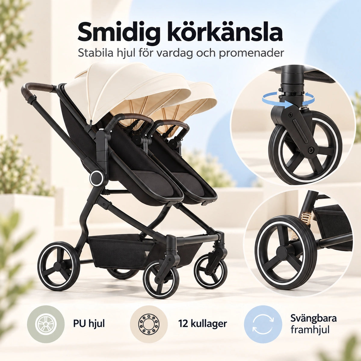 Barnvagn Bio 3-i-1