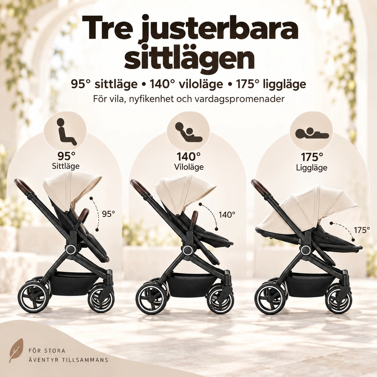 Barnvagn Bio 3-i-1