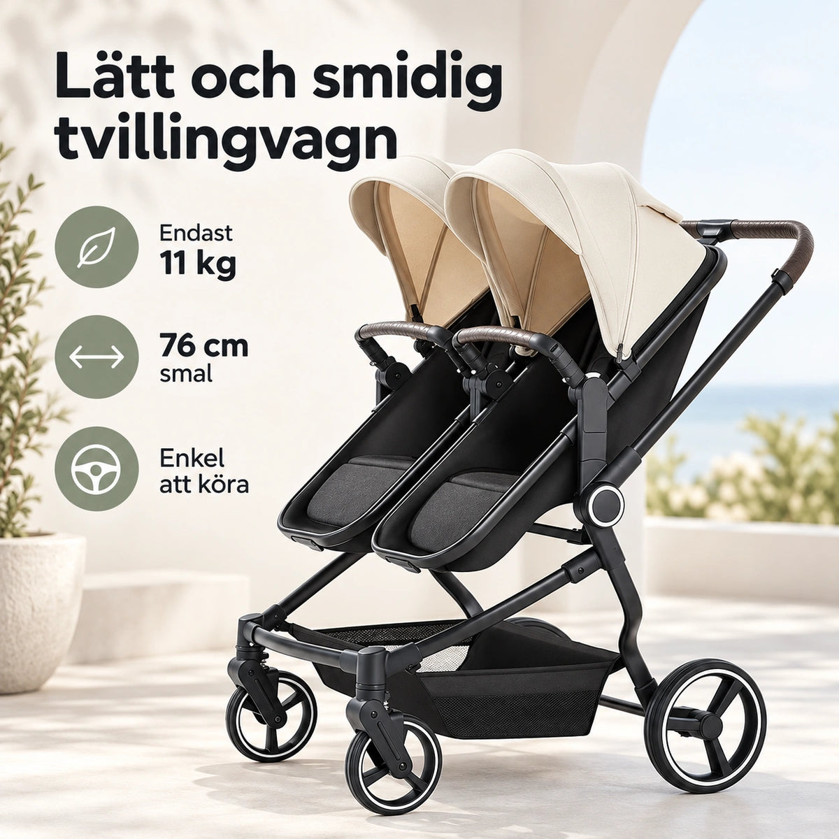 Barnvagn Bio 3-i-1
