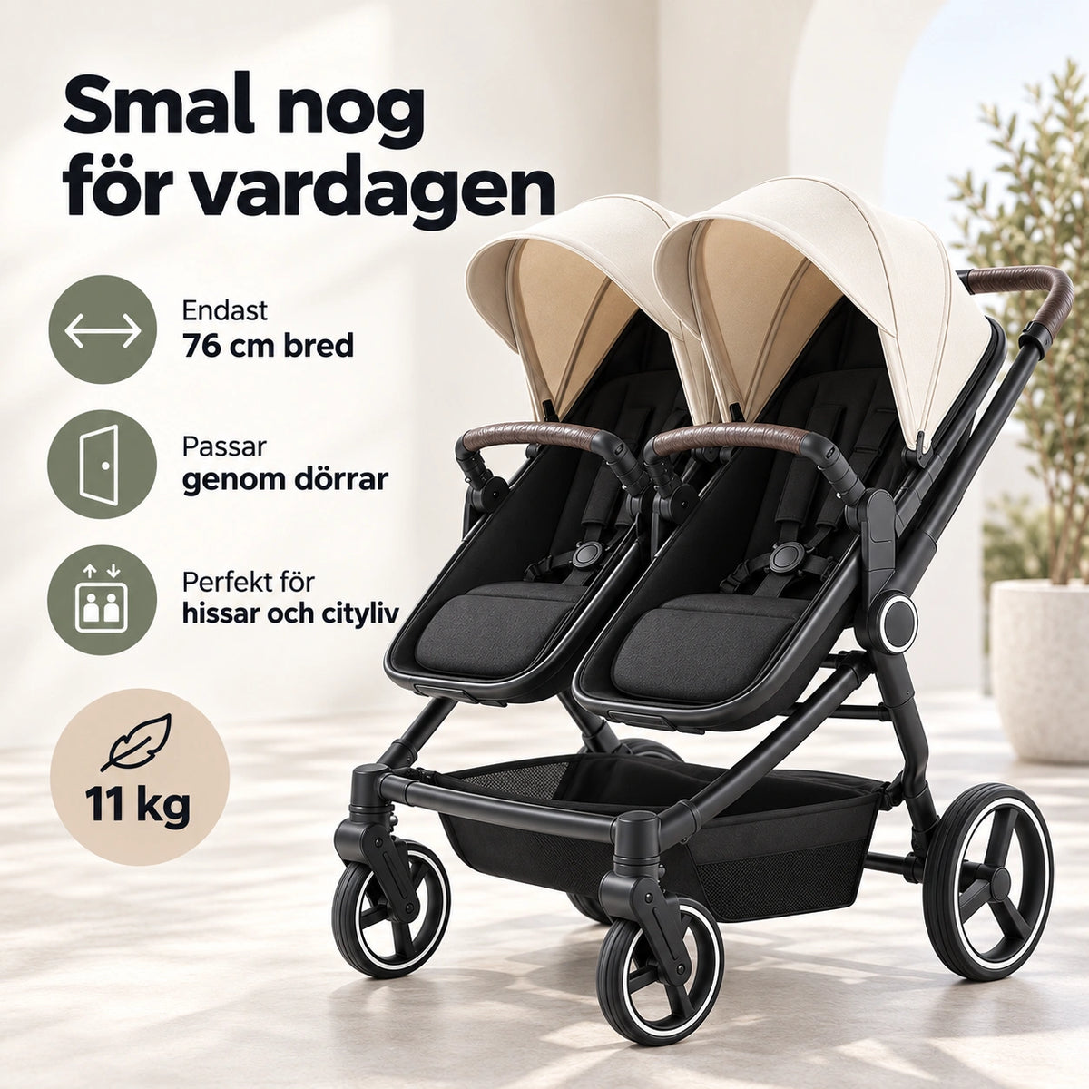 Barnvagn Bio 3-i-1