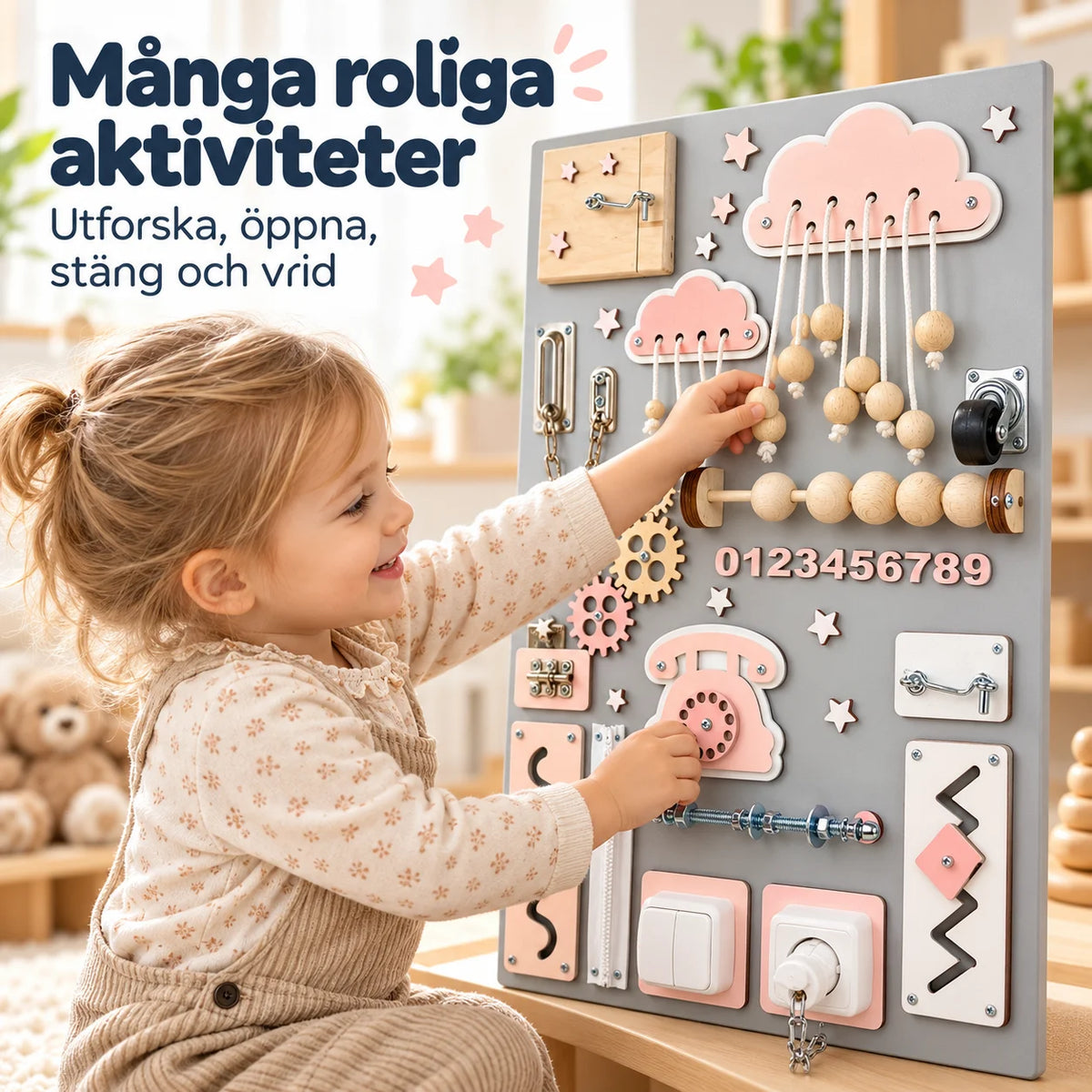 Busy Board – Pedagogisk Aktivitetsbräda