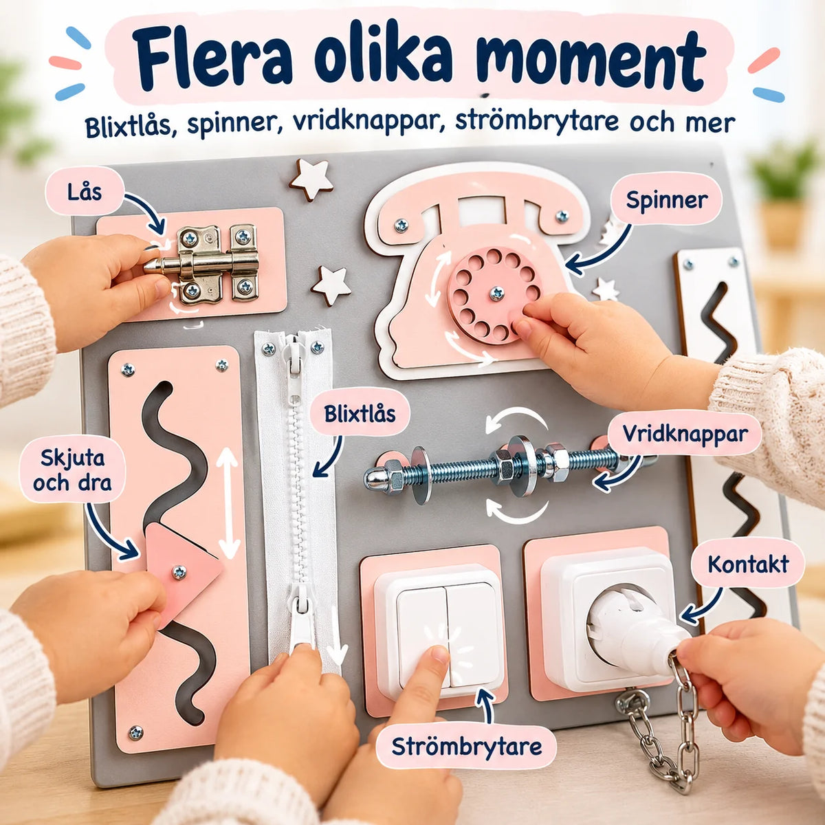 Busy Board – Pedagogisk Aktivitetsbräda