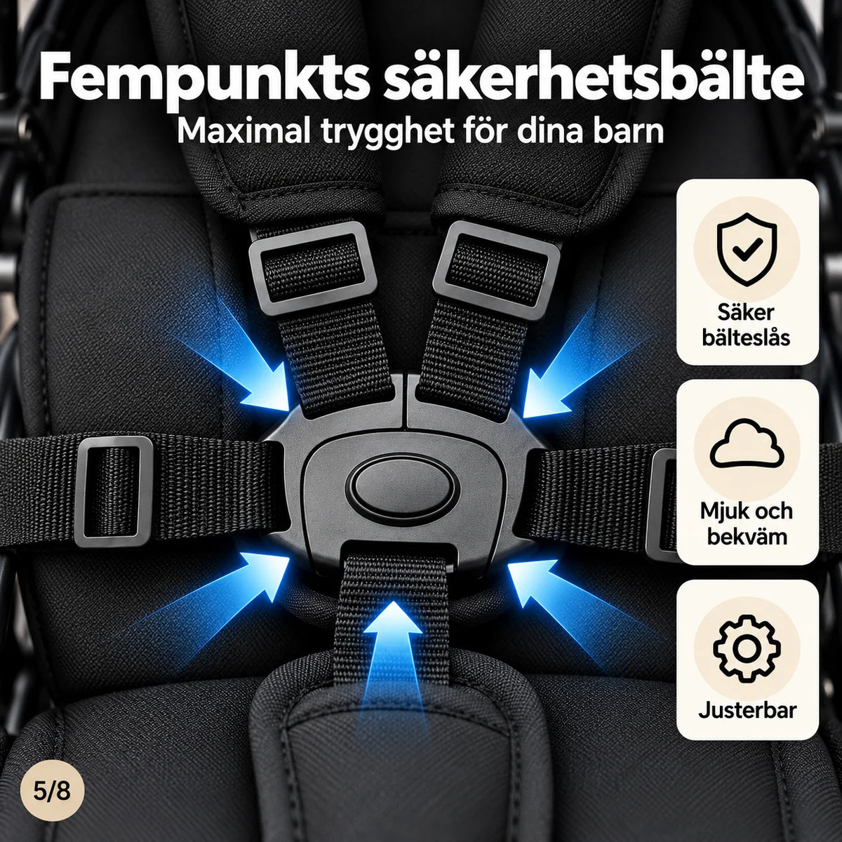 Tvillingbarnvagn Vito
