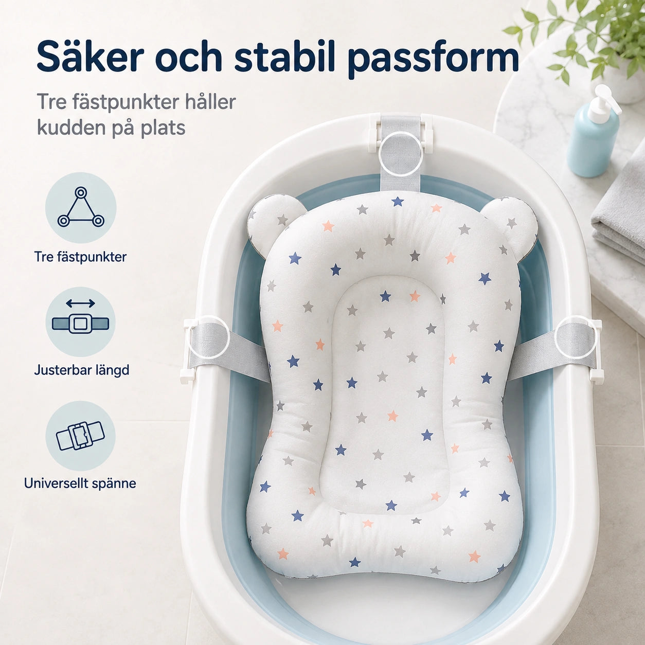 Badkudde för Baby