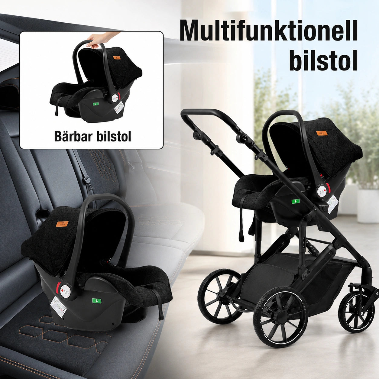 Barnvagn Himla 3-i-1 by LV
