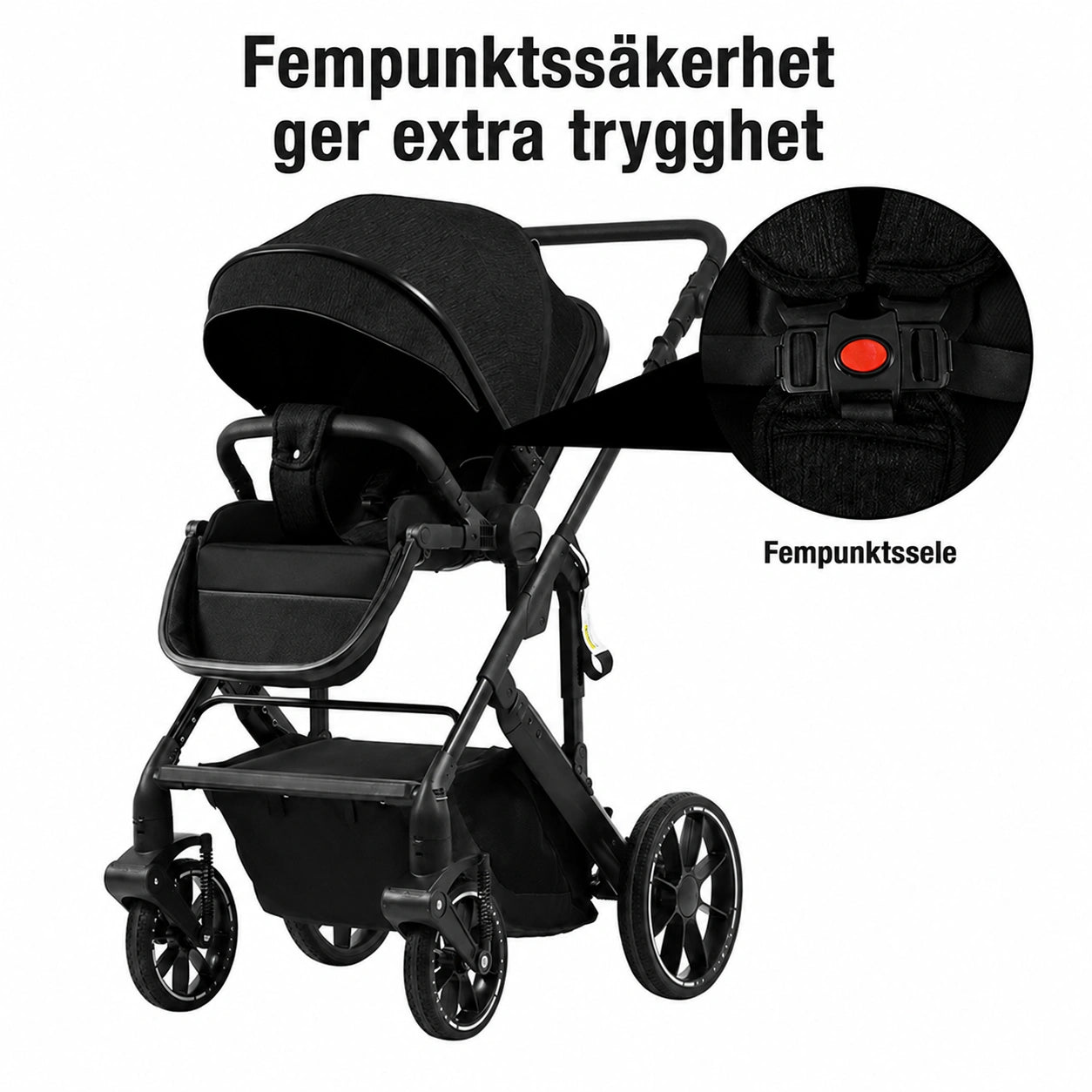 Barnvagn Himla 3-i-1 by LV