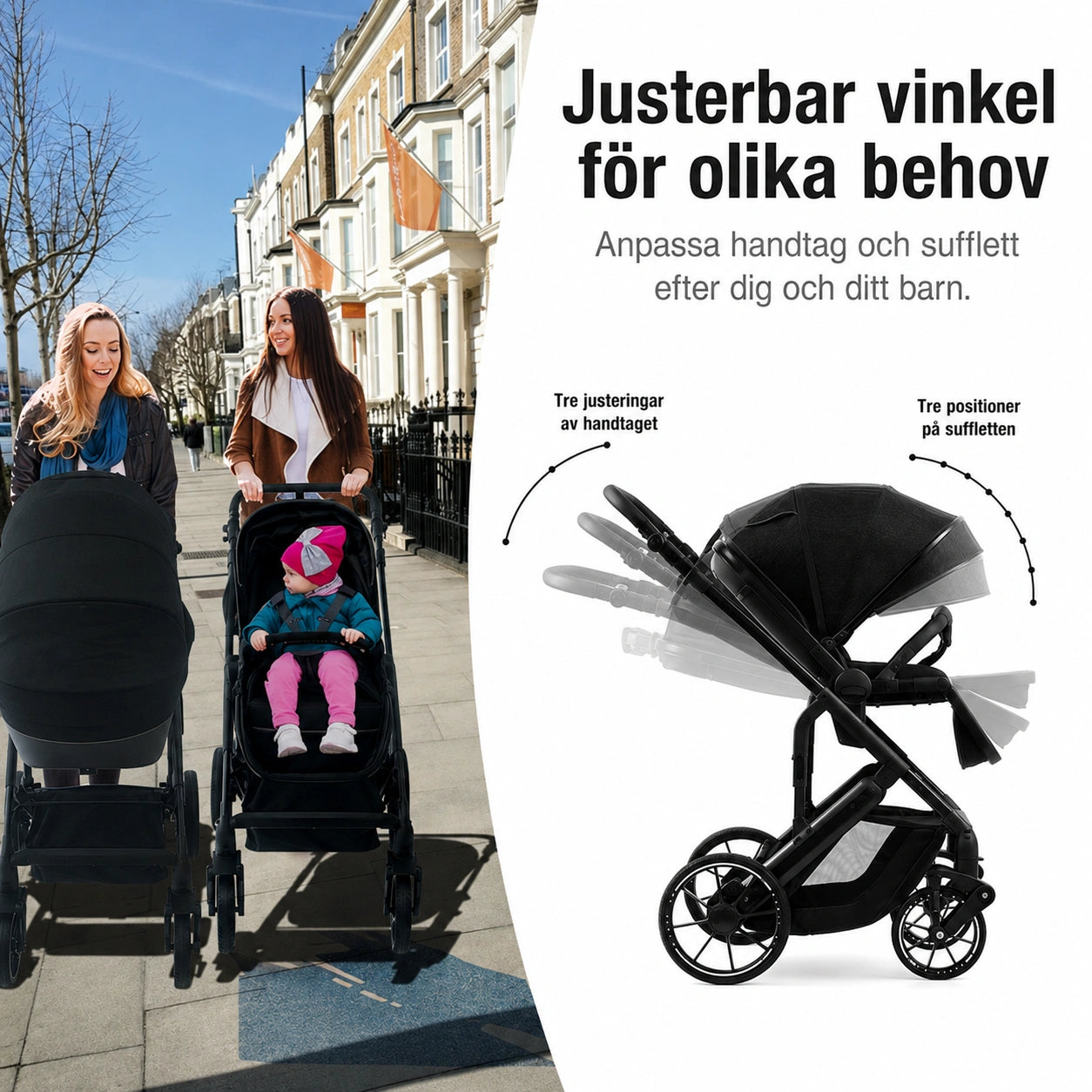 Barnvagn Himla 3-i-1 by LV