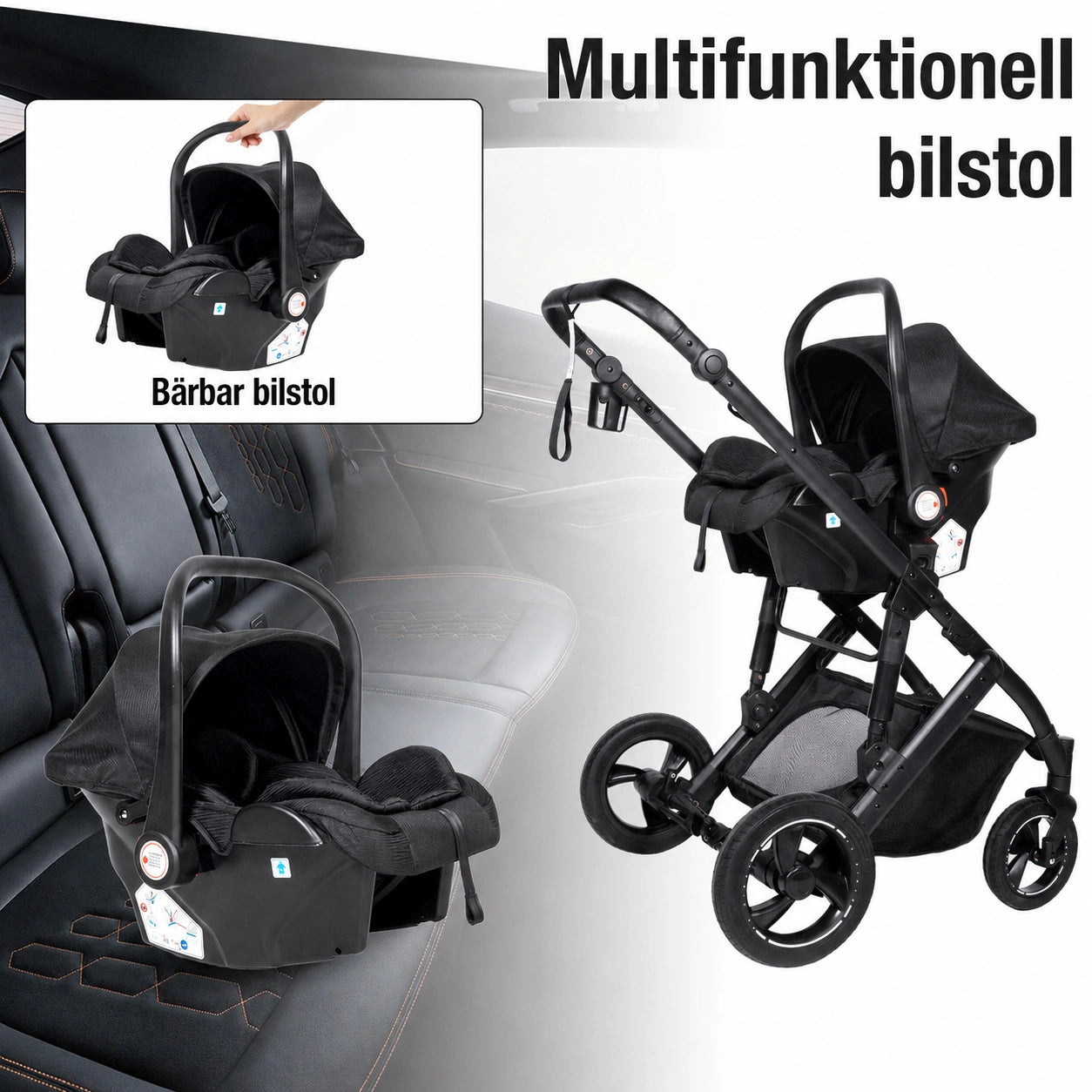 Barnvagn Himla 3-i-1 by LV