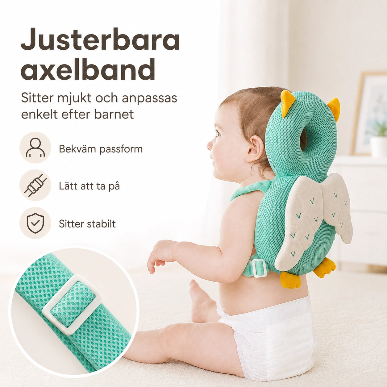 Anti-Fall Kudde för Baby