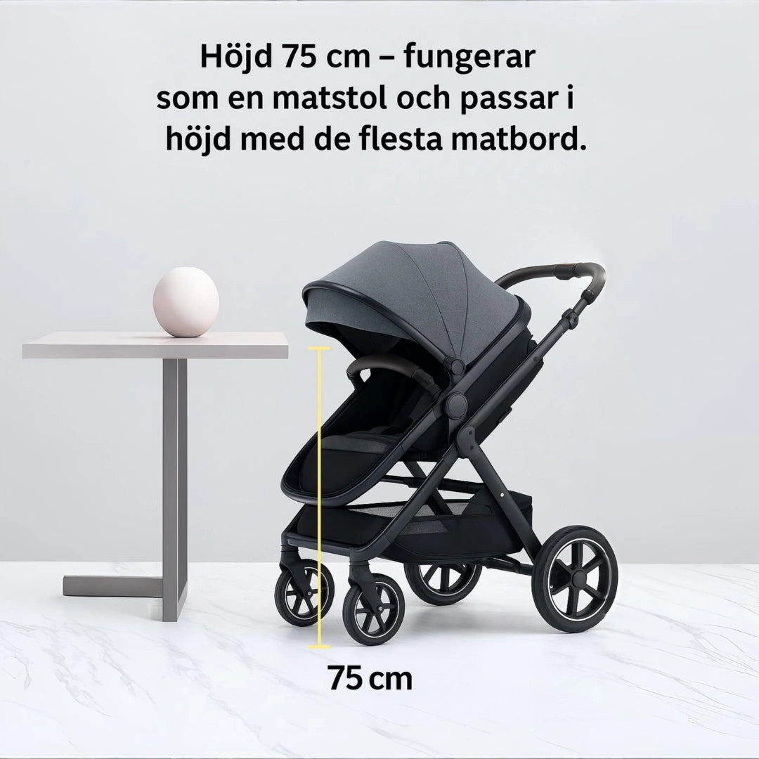 Barnvagn Optima 3-i-1