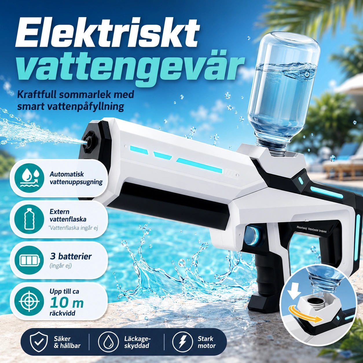 Elektrisk Vattenpistol
