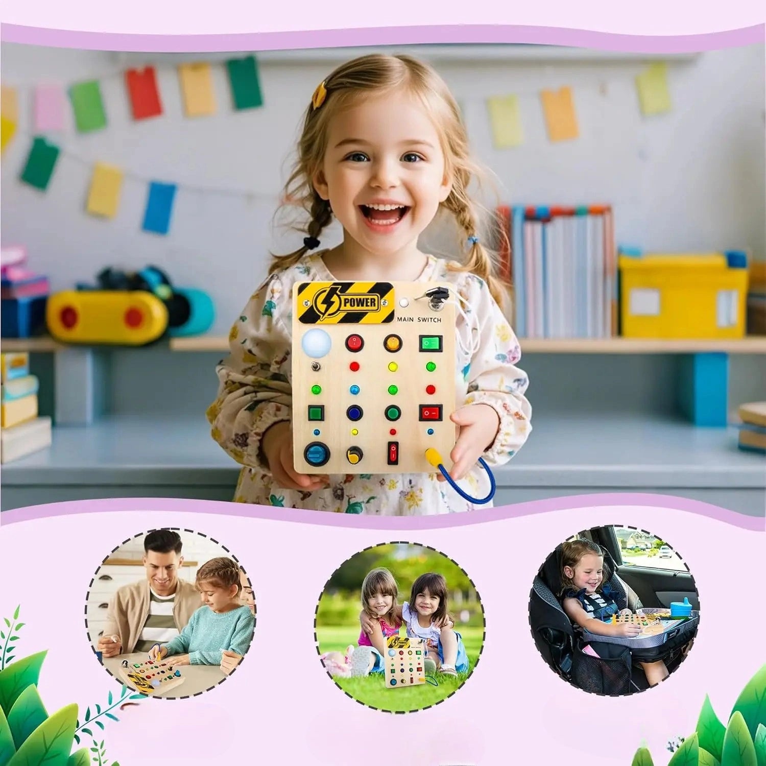 lek på olika platser