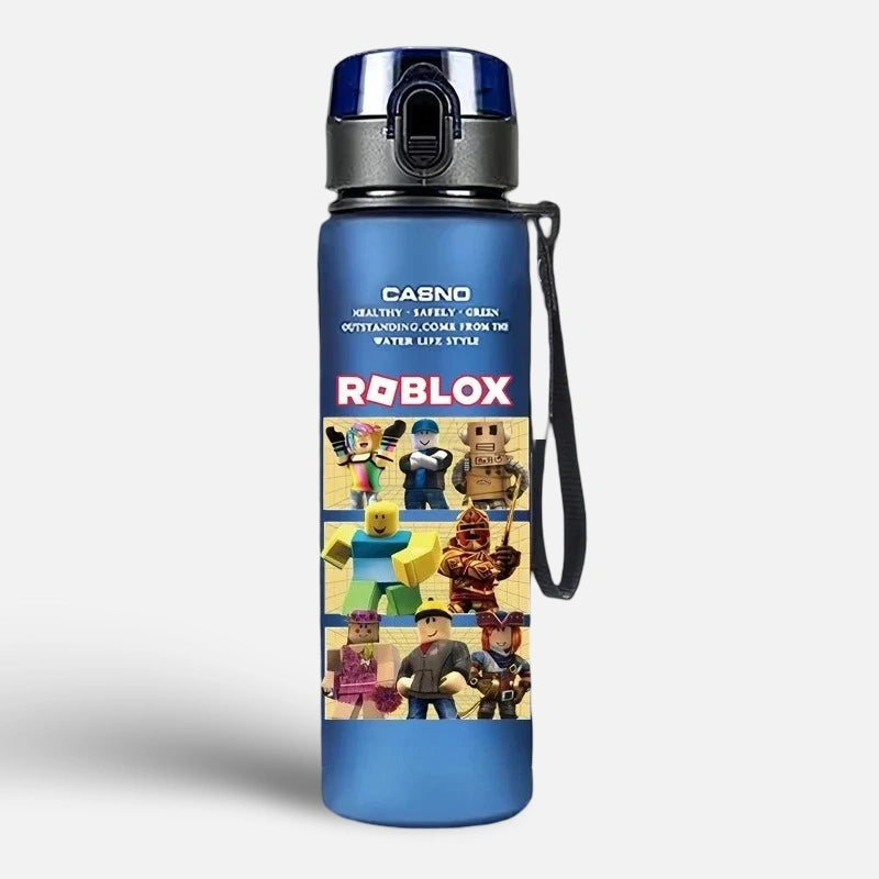 Roblox Vattenflaska D blå med 3