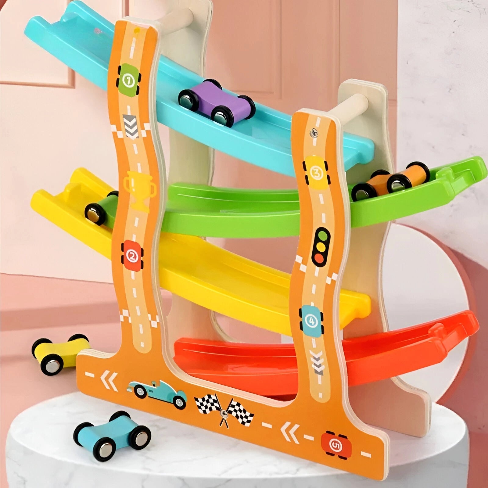 Bilbana Barn med 4 våningar