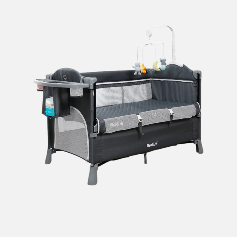 Barnsäng Bedside Crib By LV - Spjälsäng