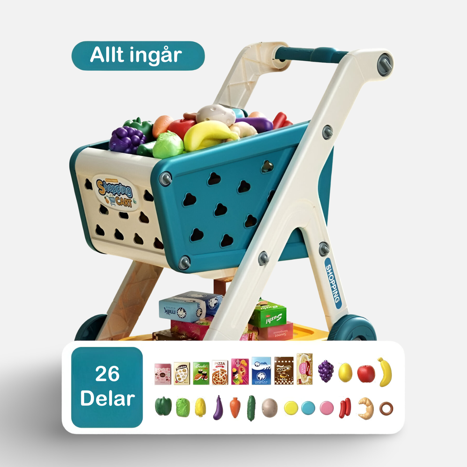 Shoppingvagn för barn