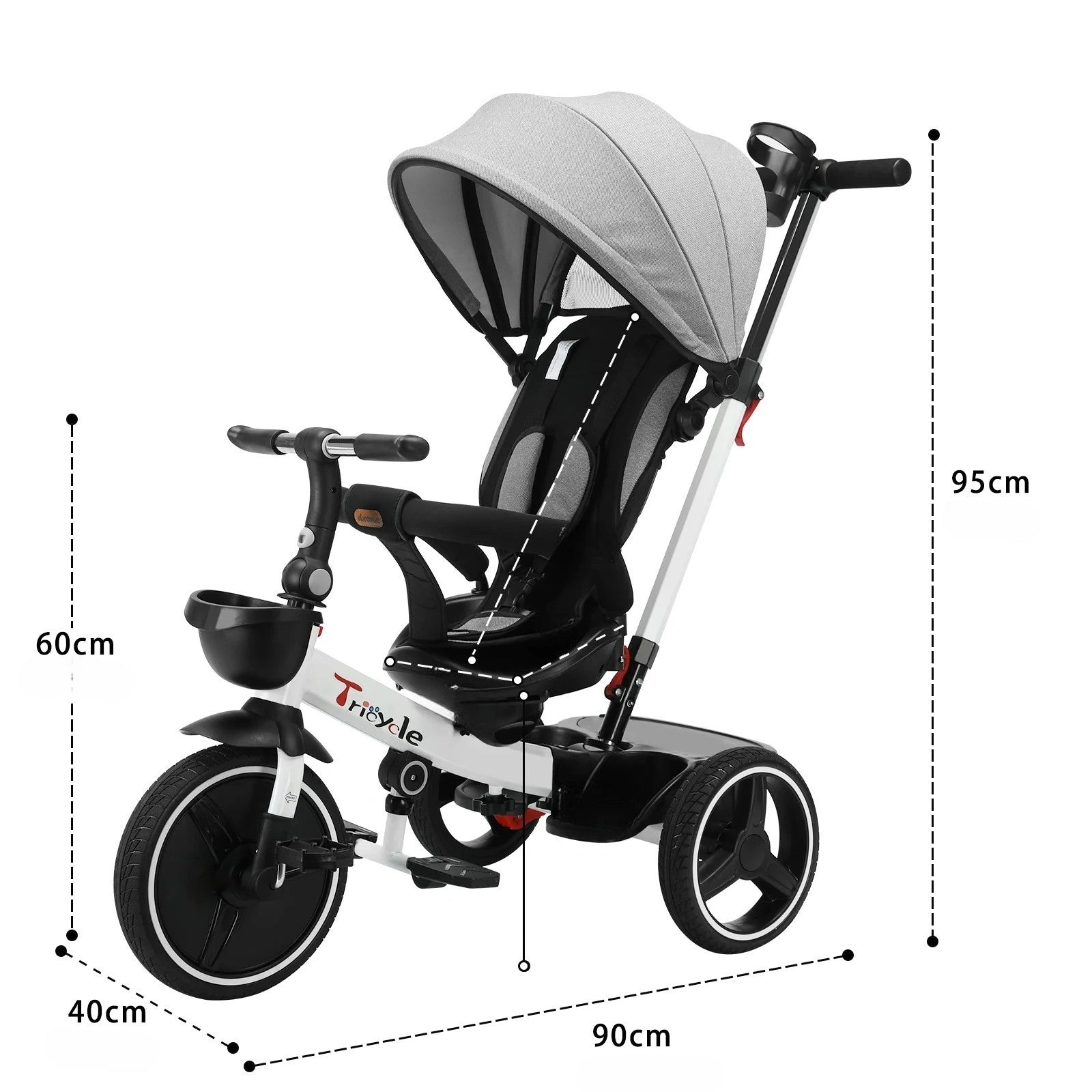 Barnvagn Trike 5-i-1 Premium
