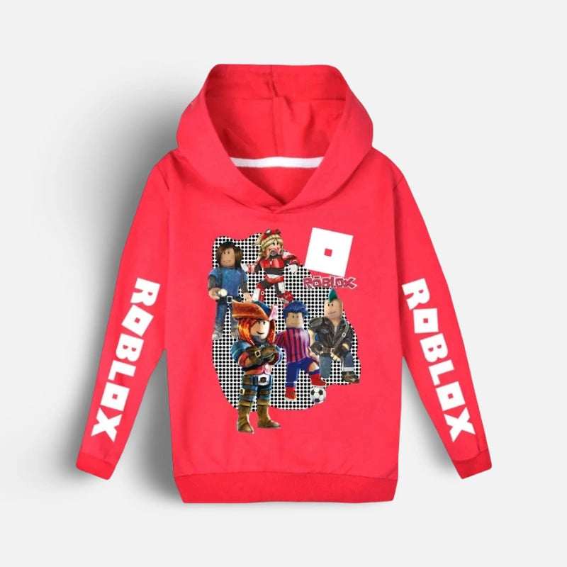 Hoodie röd