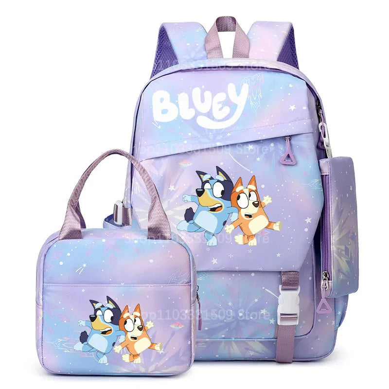 Bluey Ryggsäck 3-delars Set