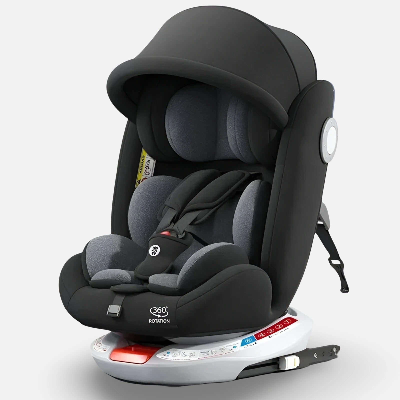 Bilbarnstol 360° Vändbar med Sufflett by LV