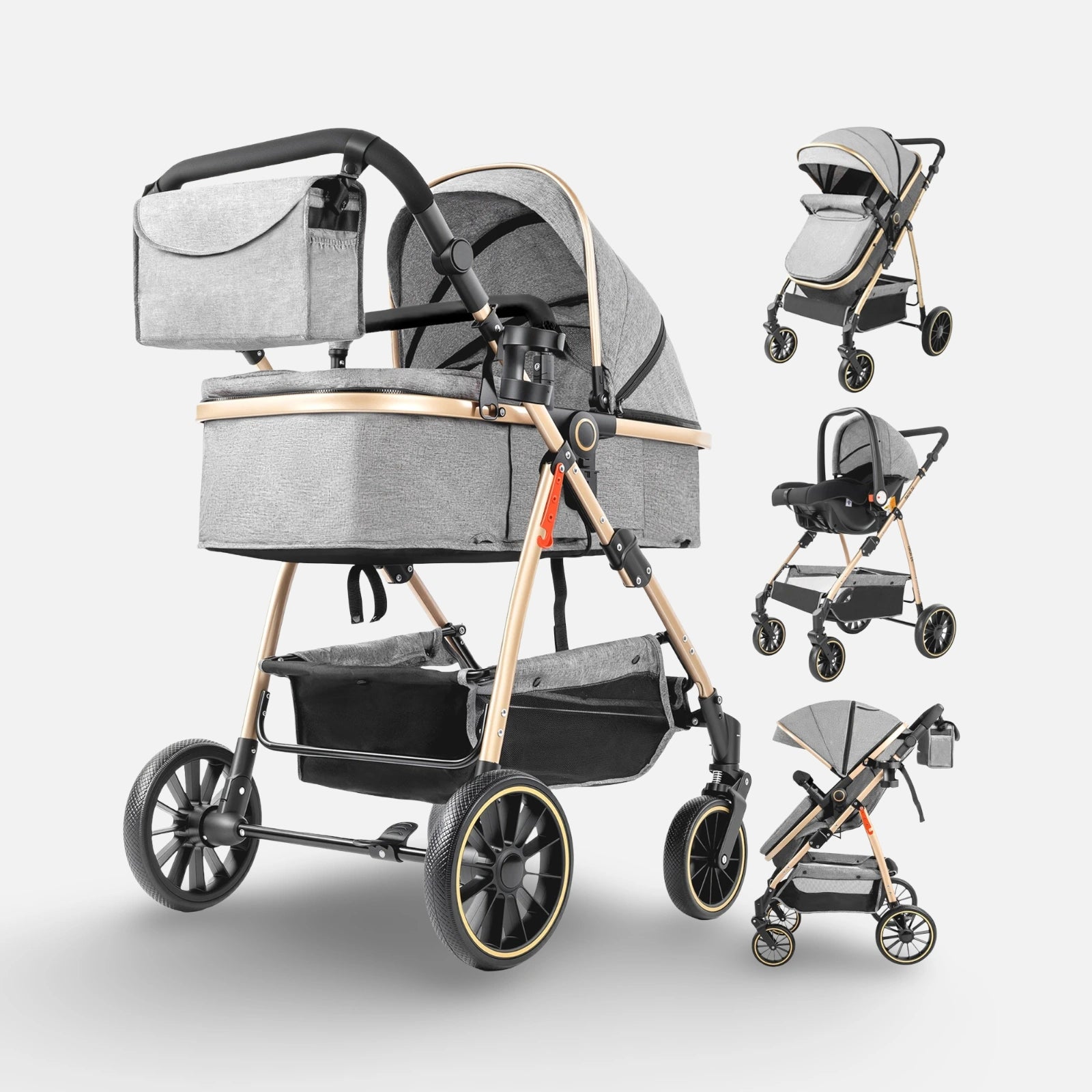 Barnvagn UrbanMove 3-i-1 by LV
