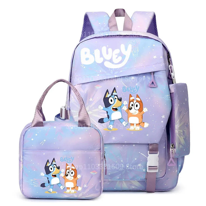 Bluey Ryggsäck 3-delars Set