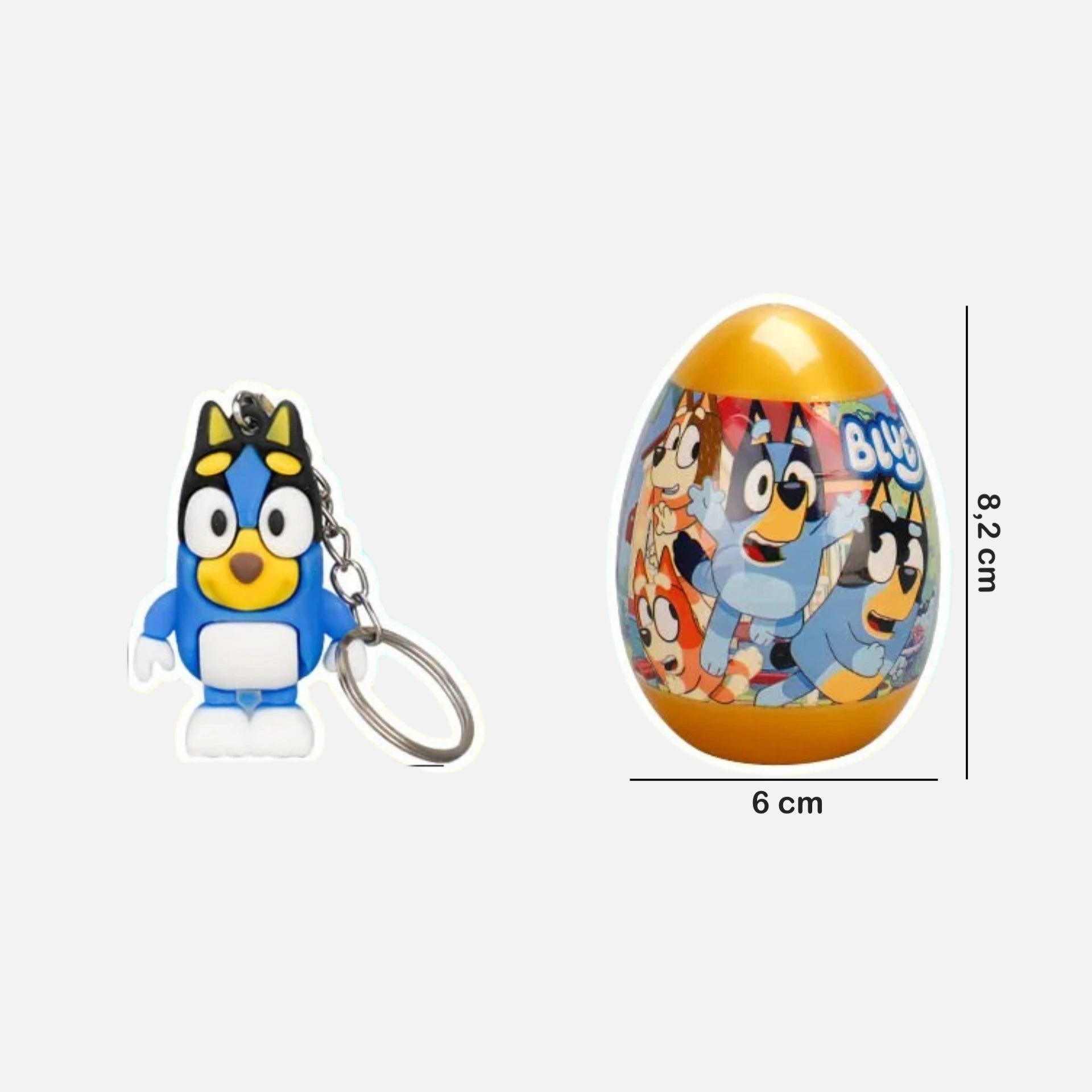 Bluey Leksaker Secret Box 12-pack dimensioner