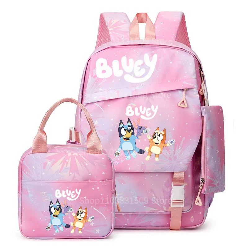 Bluey Ryggsäck 3-delars Set