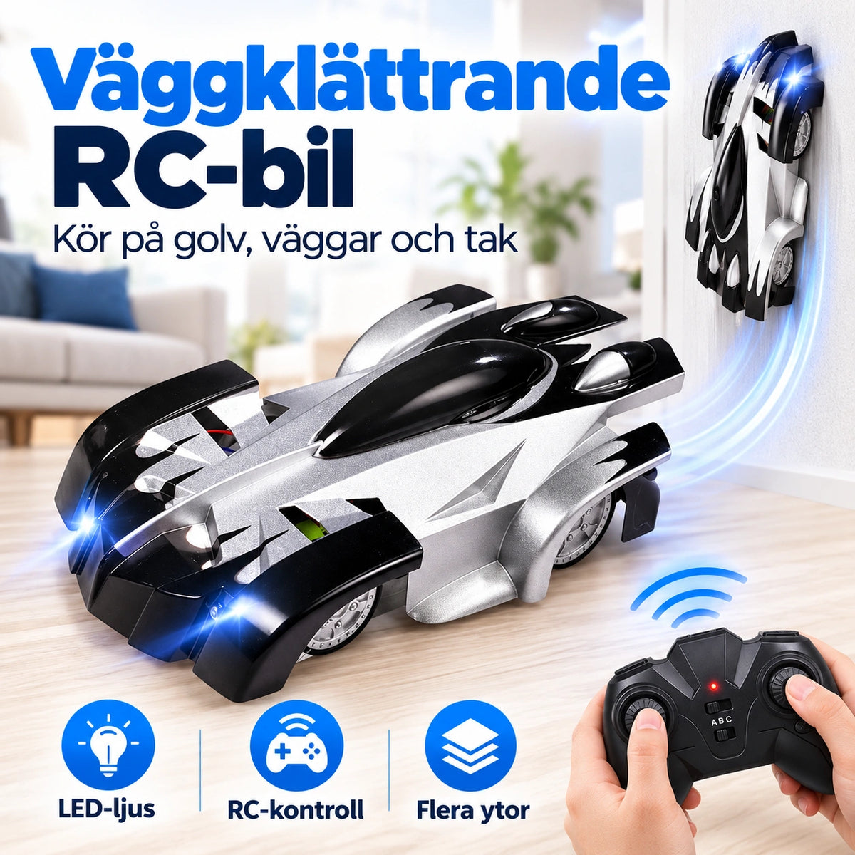 Väggklättrande RC Bil