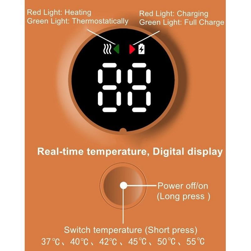 Flaskvärmare med digital display