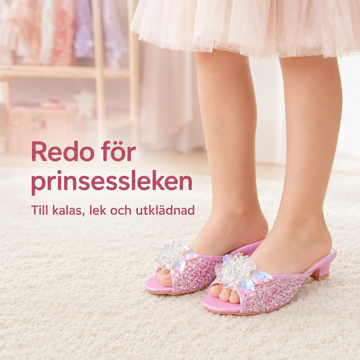 Prinsesskor med Klack för Barn
