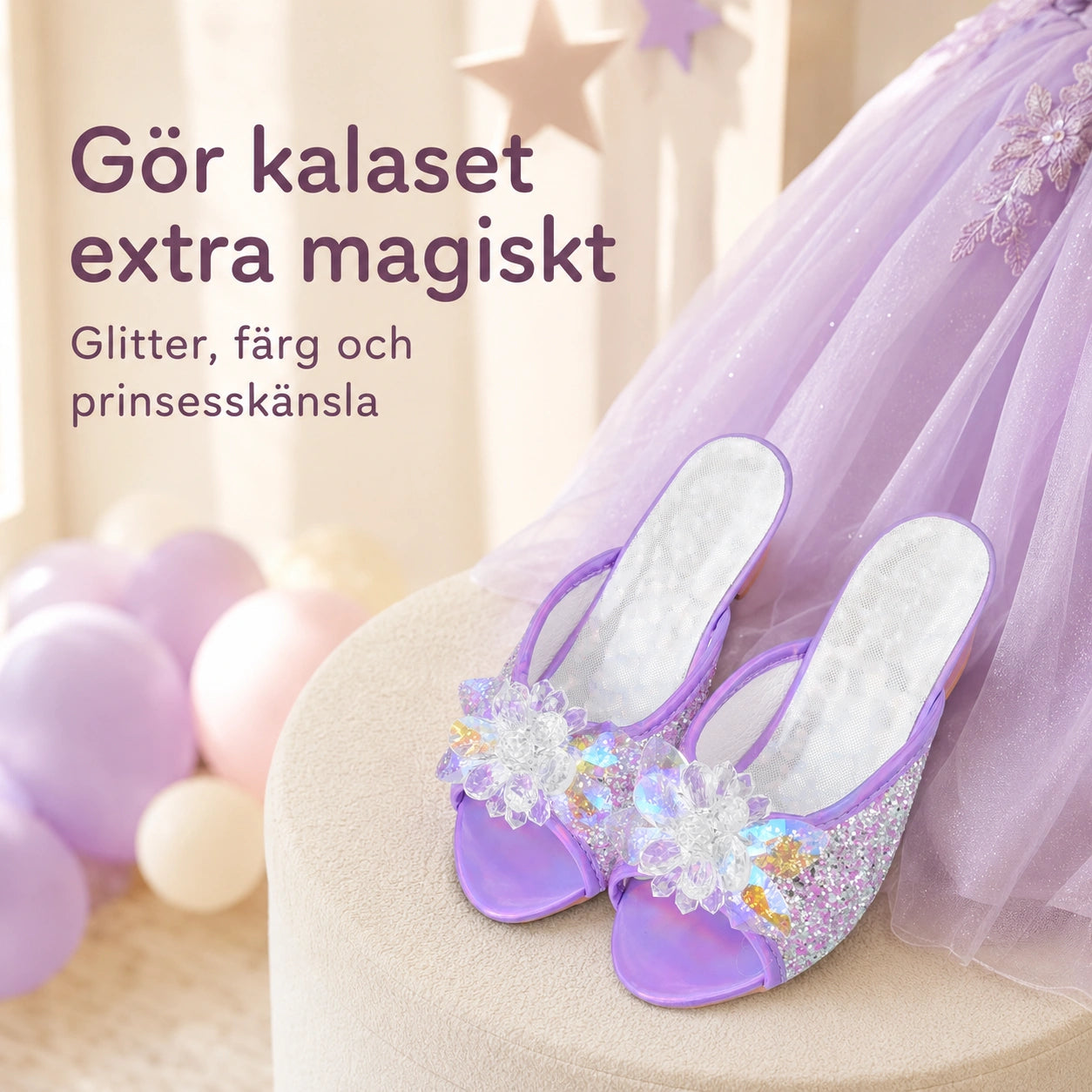 Prinsesskor med Klack för Barn