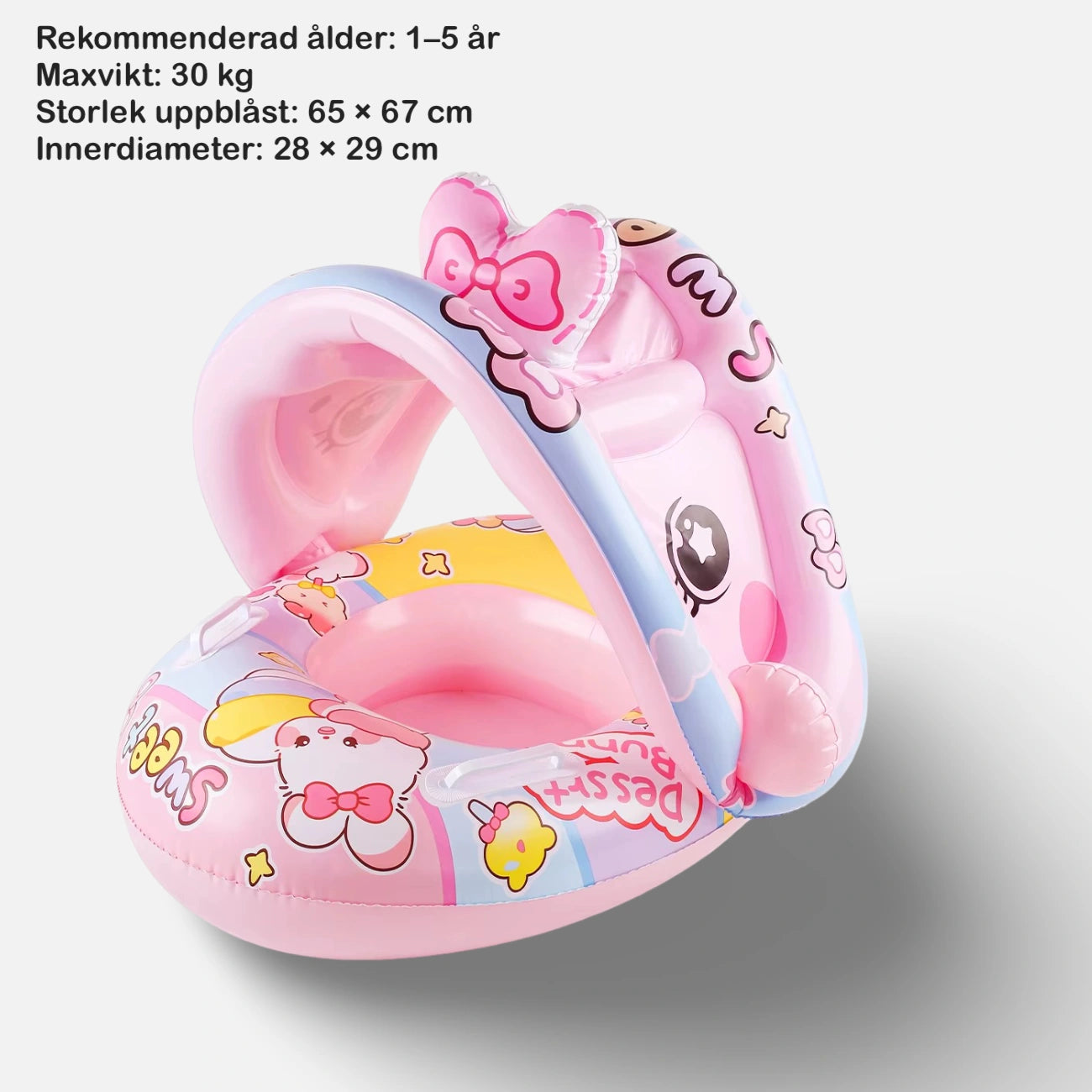 Kaninbadring Uppblåsbar