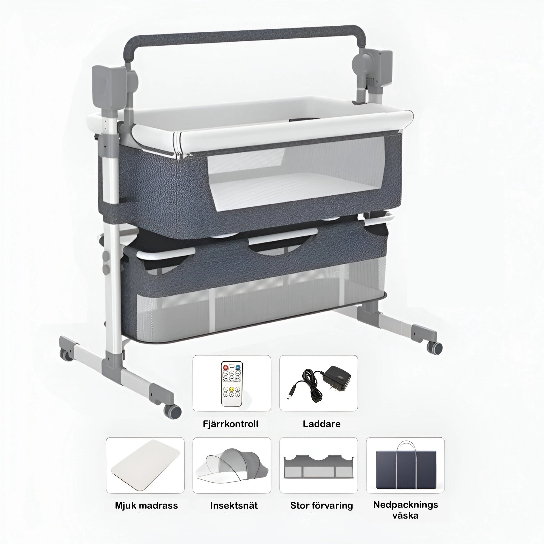 Bedside Crib - Vaggande Barnsäng