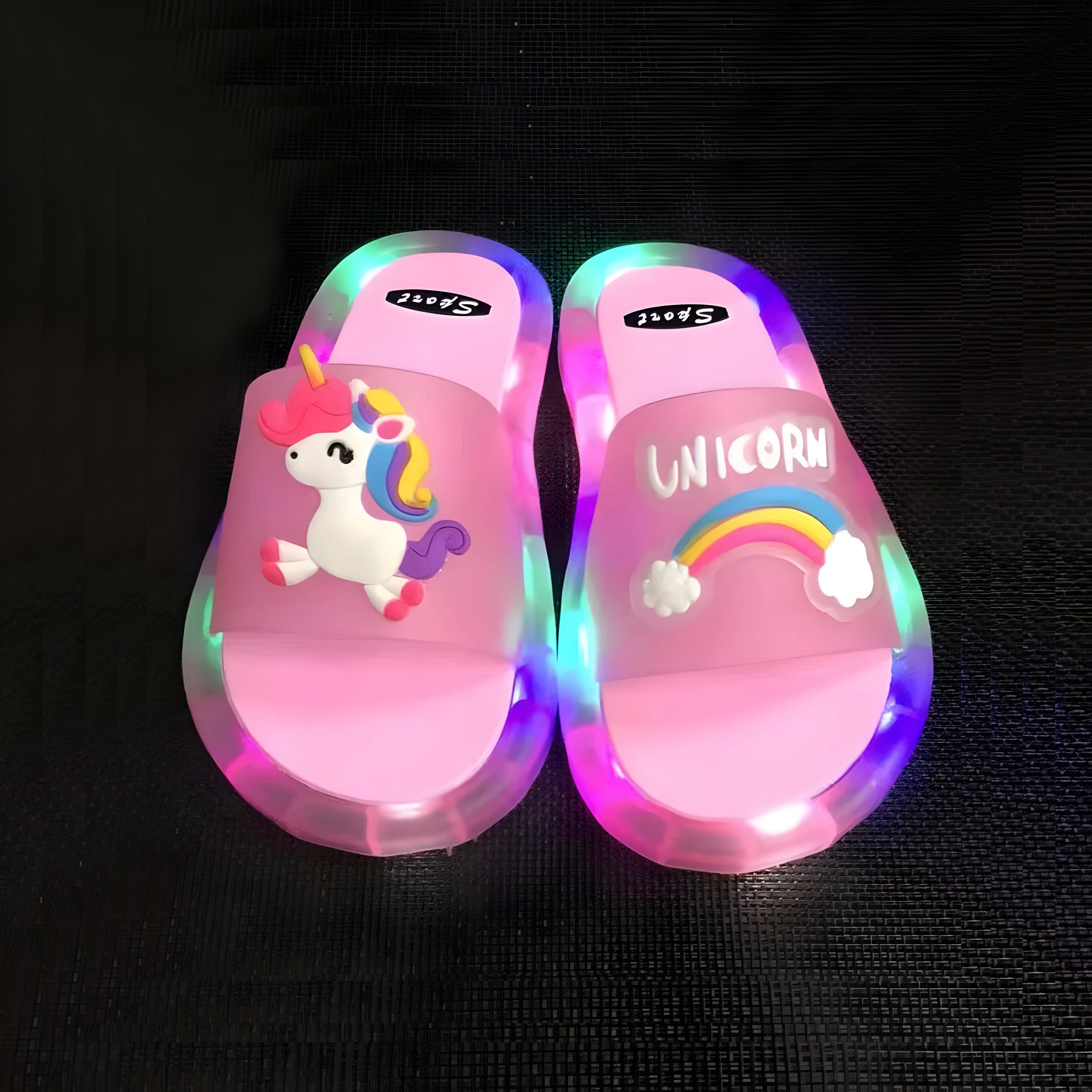 Lysande Tofflor - Unicorn
