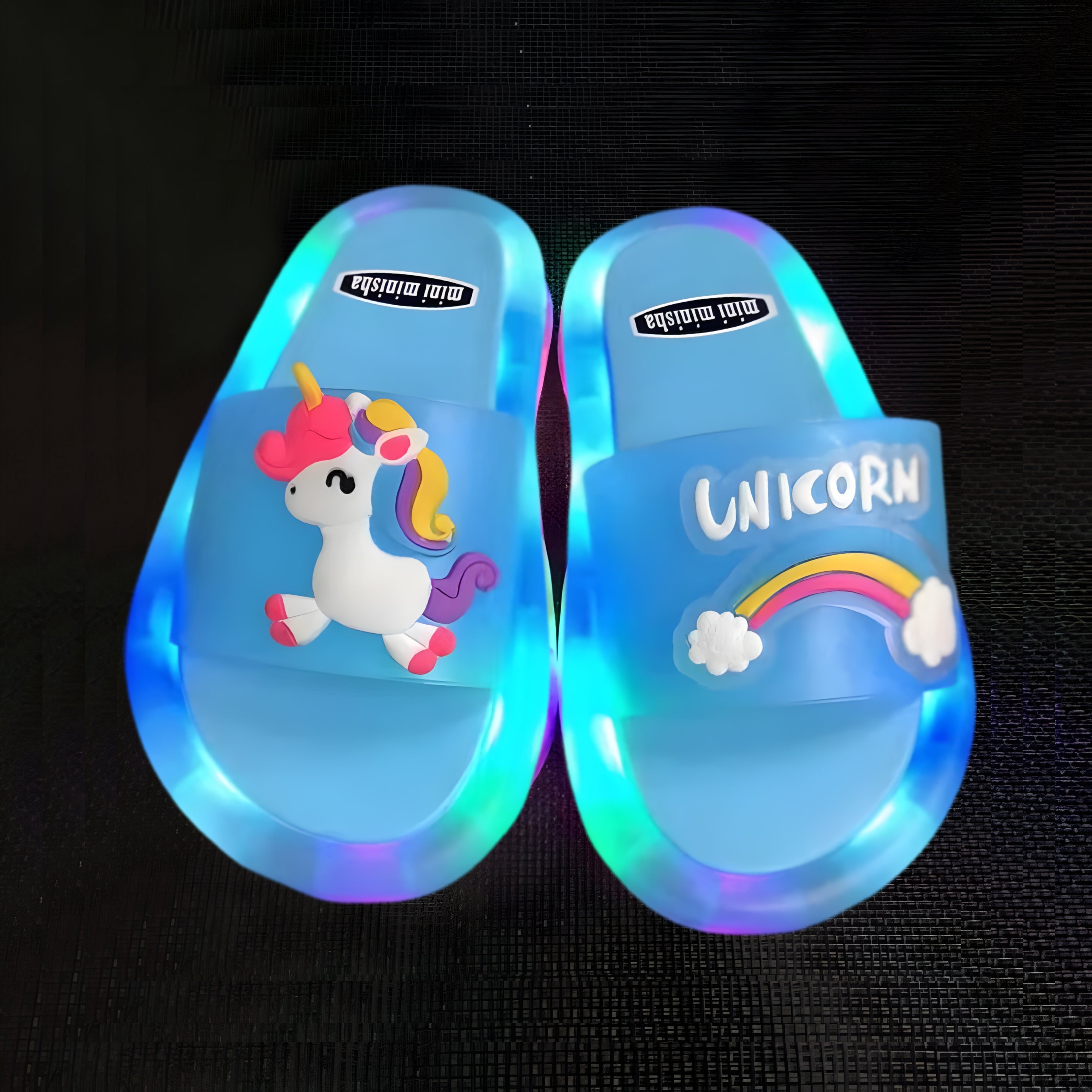 Lysande Tofflor - Unicorn